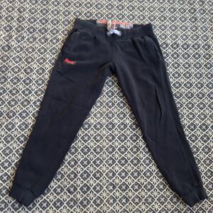 Superdry Men's Black Joggers-tracksuits